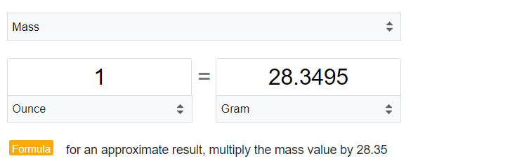 How much does 1 oz weigh in grams?<br />approximately 28.3495 grams<br />There are 28 grams in an ounce. This unit conversion can be expressed as 28 grams = 1 ounce or 28 g = 1 oz. However you write it, there are 28 grams in one avoirdupois ounce. In a more precise conversion, 1 ounce is equal to approximately 28.3495 grams (or 28.35 g).
