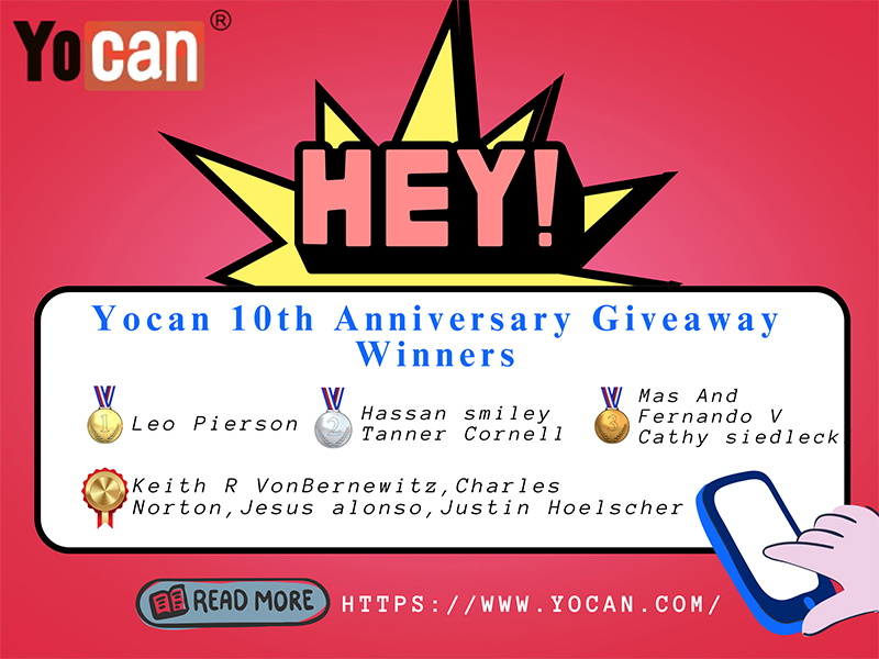 Yocan anniversary giveaway winner